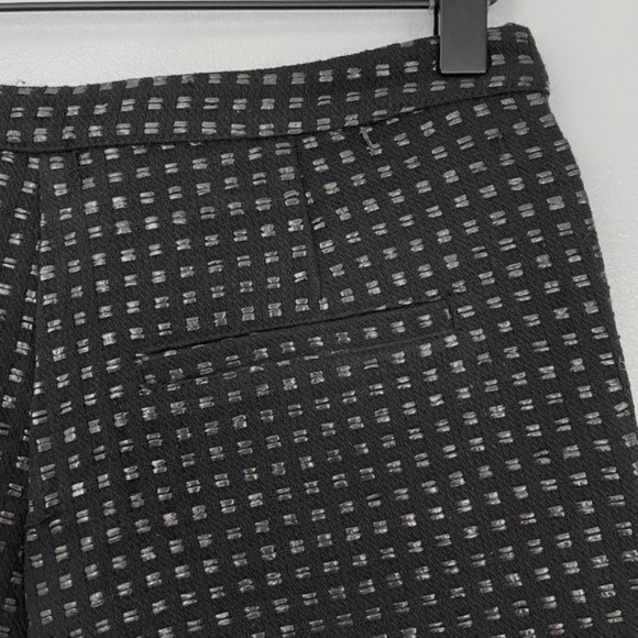 New Very J Shiny Stitch Textured Weave Shorts Black Size Small - Picture 9 of 16